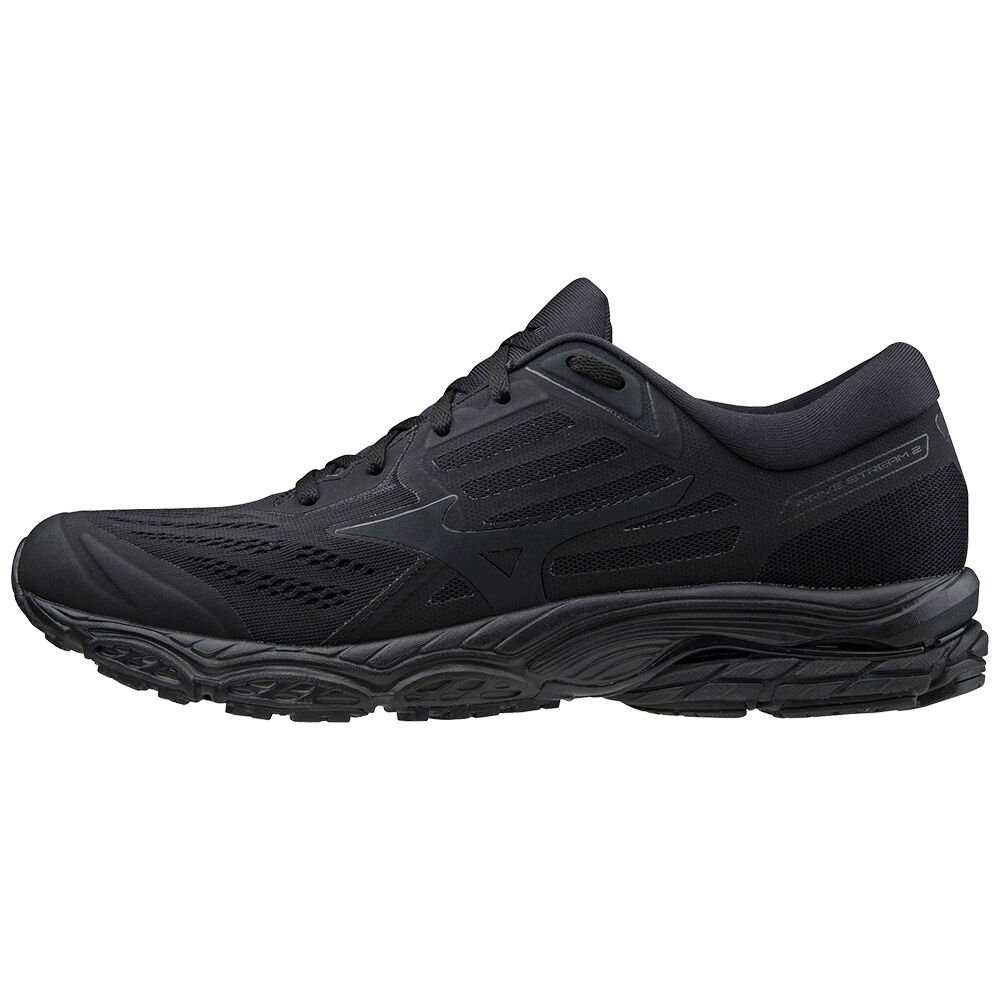 Mizuno Wave Stream 2 Férfi Futócipő Fekete/Fekete FXH507849